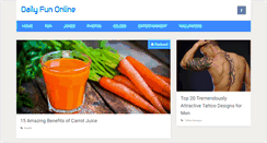 Desktop Screenshot of dailyfunonline.com